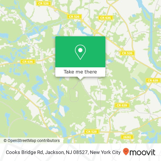 Cooks Bridge Rd, Jackson, NJ 08527 map