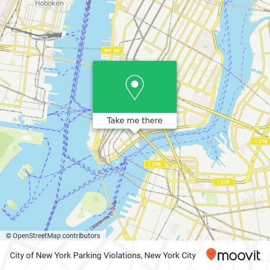 Mapa de City of New York Parking Violations