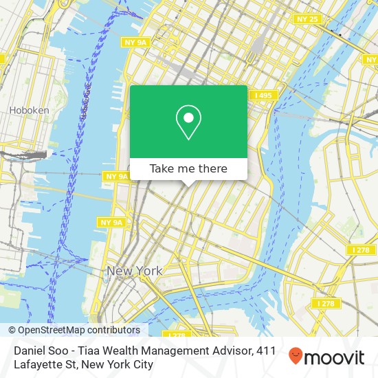 Daniel Soo - Tiaa Wealth Management Advisor, 411 Lafayette St map