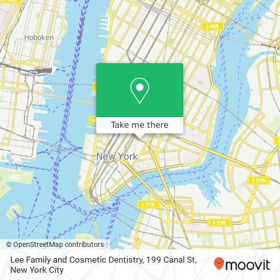 Lee Family and Cosmetic Dentistry, 199 Canal St map