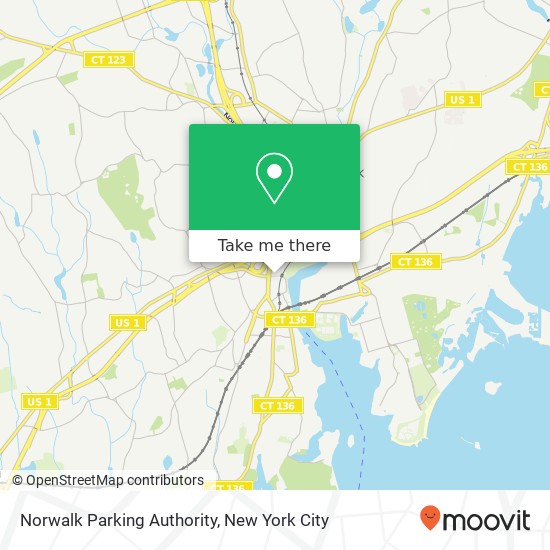 Norwalk Parking Authority map