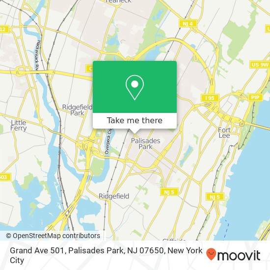 Grand Ave 501, Palisades Park, NJ 07650 map