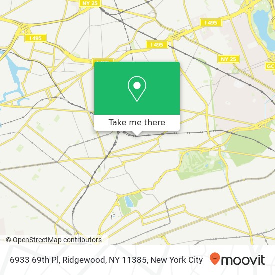 6933 69th Pl, Ridgewood, NY 11385 map