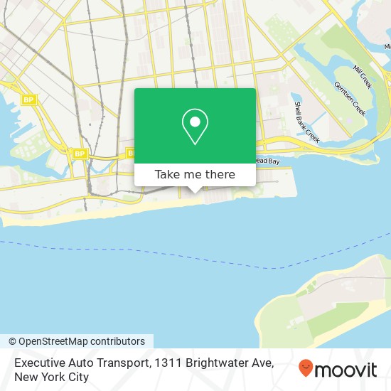 Executive Auto Transport, 1311 Brightwater Ave map