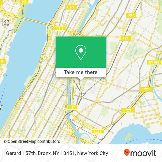Gerard 157th, Bronx, NY 10451 map
