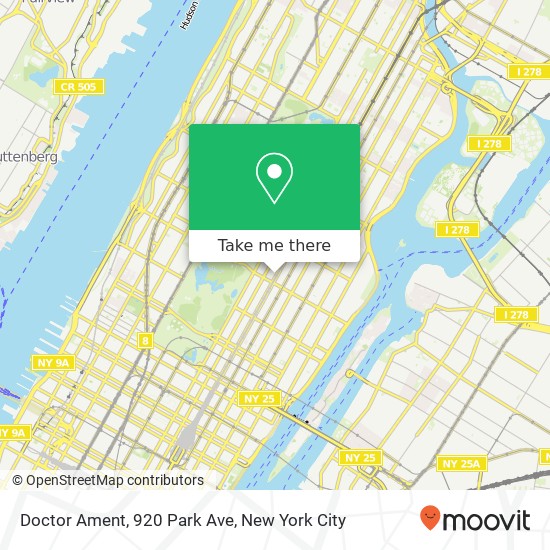 Doctor Ament, 920 Park Ave map
