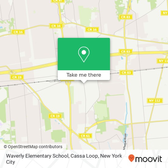 Mapa de Waverly Elementary School, Cassa Loop