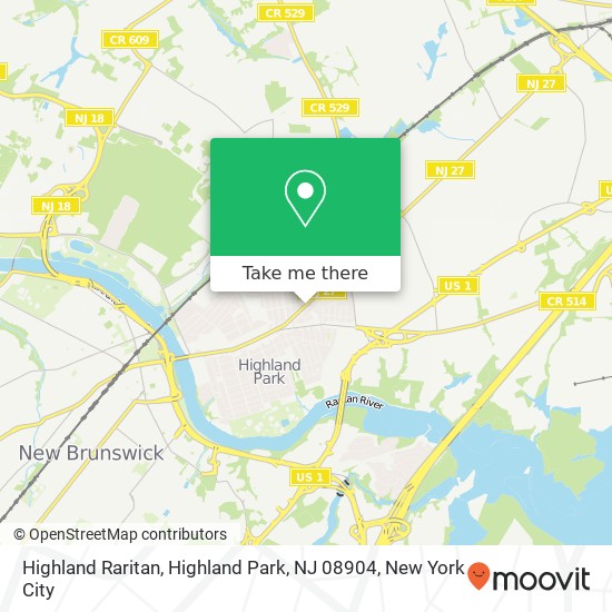 Highland Raritan, Highland Park, NJ 08904 map
