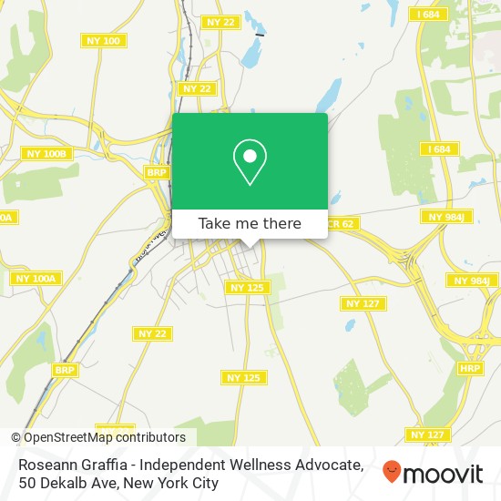 Mapa de Roseann Graffia - Independent Wellness Advocate, 50 Dekalb Ave