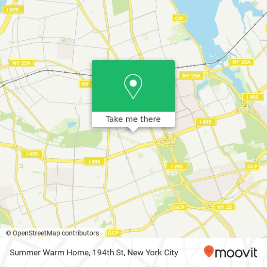 Mapa de Summer Warm Home, 194th St