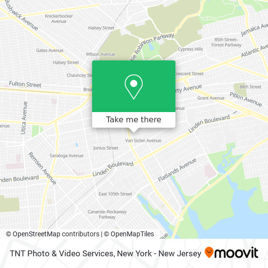 Mapa de TNT Photo & Video Services