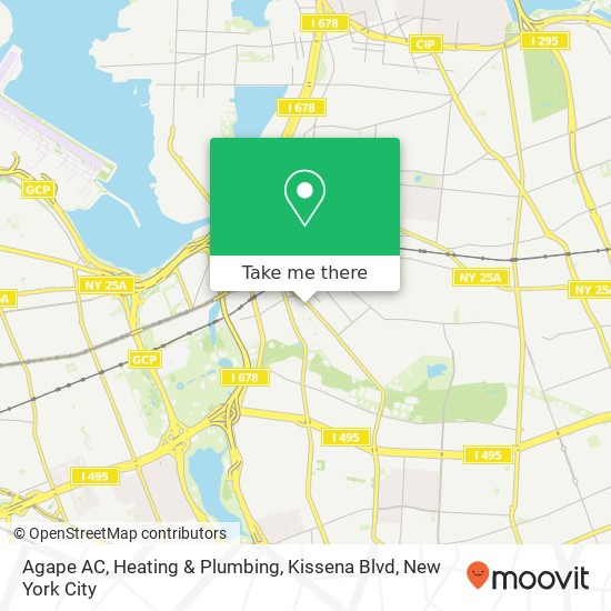 Agape AC, Heating & Plumbing, Kissena Blvd map