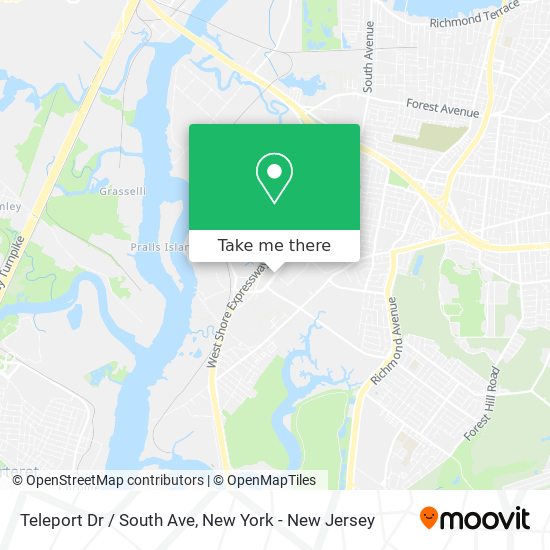 Mapa de Teleport Dr / South Ave