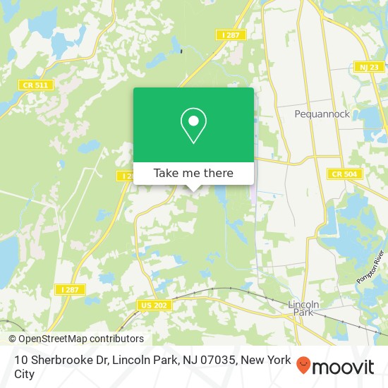 10 Sherbrooke Dr, Lincoln Park, NJ 07035 map