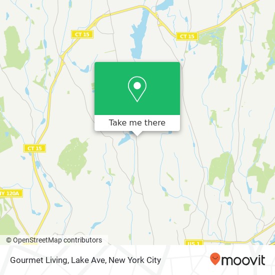 Mapa de Gourmet Living, Lake Ave