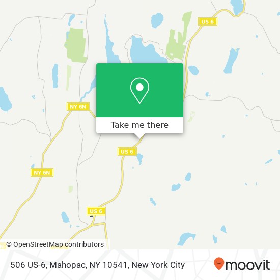 Mapa de 506 US-6, Mahopac, NY 10541