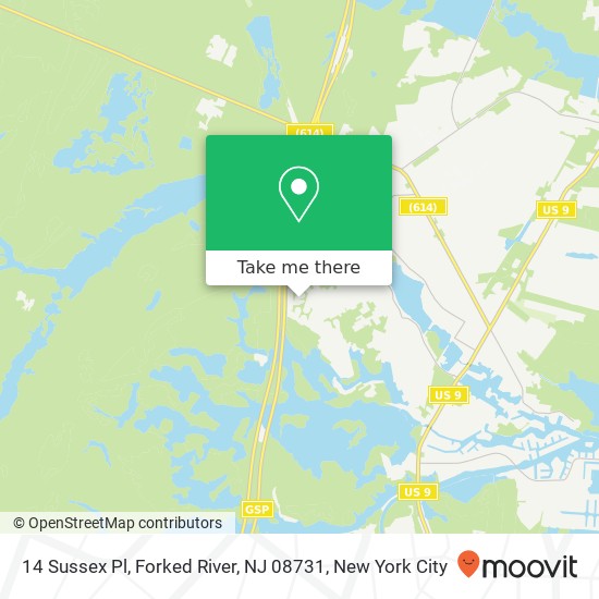 14 Sussex Pl, Forked River, NJ 08731 map