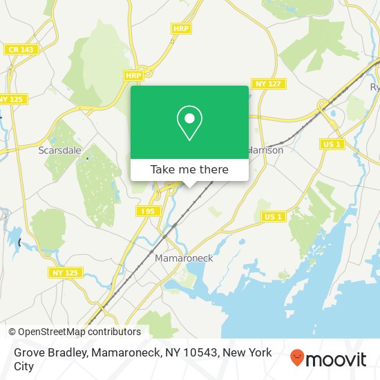 Grove Bradley, Mamaroneck, NY 10543 map