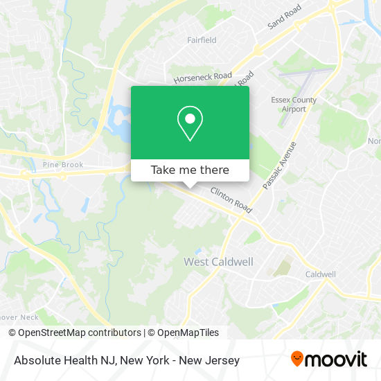 Absolute Health NJ map