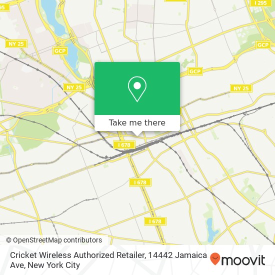 Cricket Wireless Authorized Retailer, 14442 Jamaica Ave map