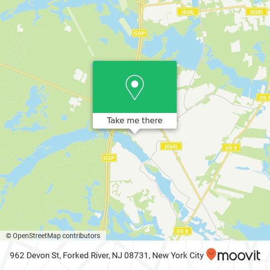 962 Devon St, Forked River, NJ 08731 map