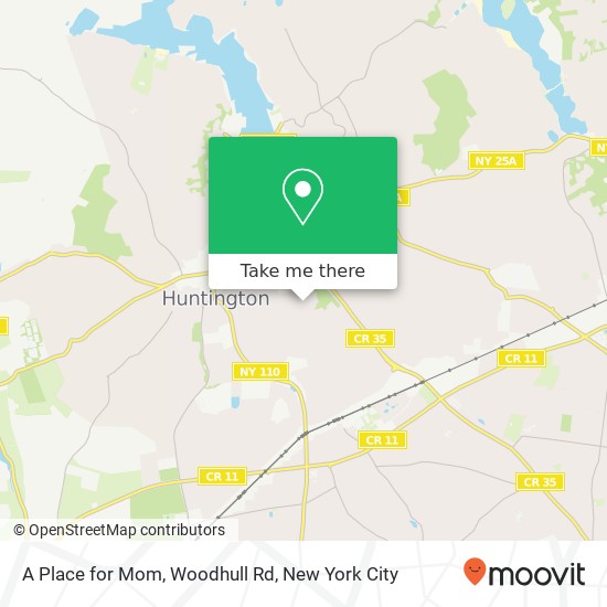 A Place for Mom, Woodhull Rd map