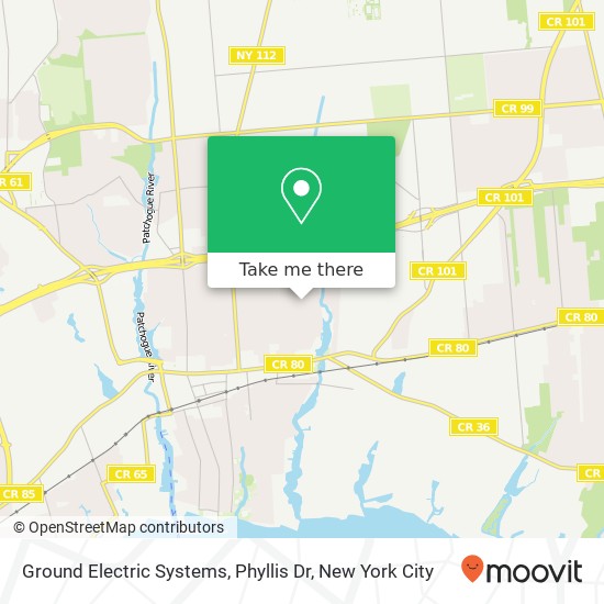 Mapa de Ground Electric Systems, Phyllis Dr