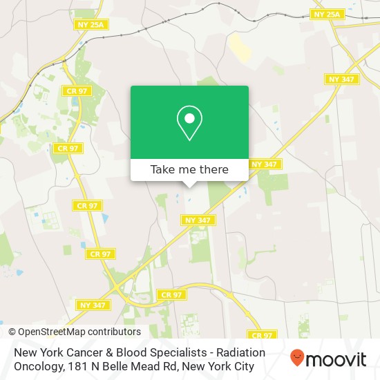 New York Cancer & Blood Specialists - Radiation Oncology, 181 N Belle Mead Rd map