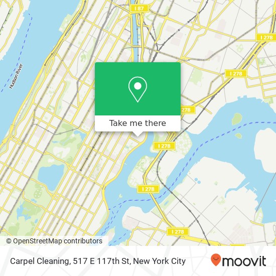 Carpel Cleaning, 517 E 117th St map