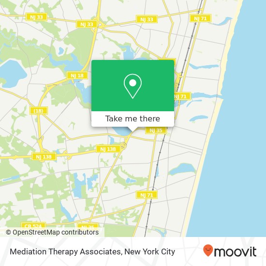 Mediation Therapy Associates map