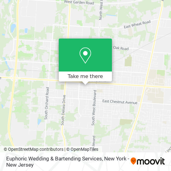 Mapa de Euphoric Wedding & Bartending Services