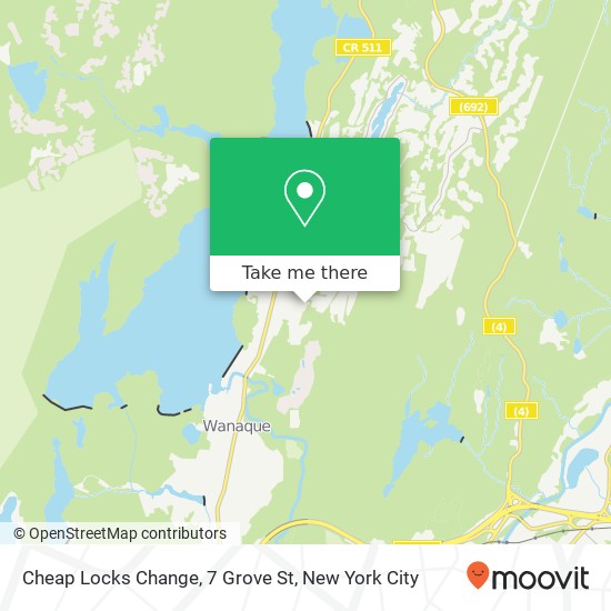 Mapa de Cheap Locks Change, 7 Grove St