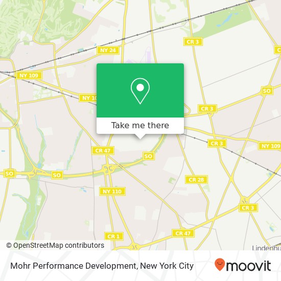 Mohr Performance Development map