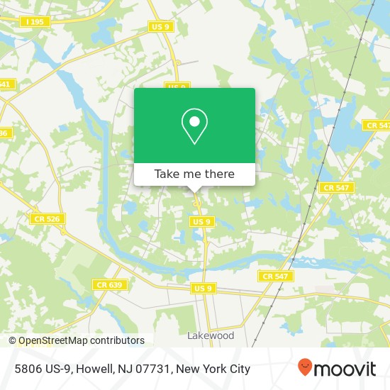 5806 US-9, Howell, NJ 07731 map