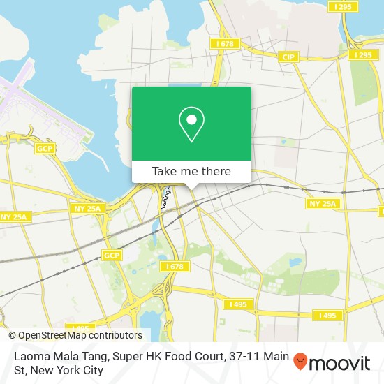 Laoma Mala Tang, Super HK Food Court, 37-11 Main St map