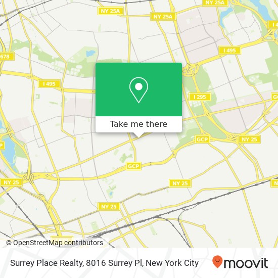 Mapa de Surrey Place Realty, 8016 Surrey Pl