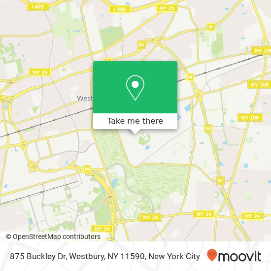 875 Buckley Dr, Westbury, NY 11590 map