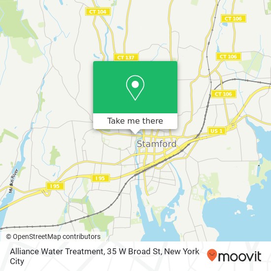 Mapa de Alliance Water Treatment, 35 W Broad St