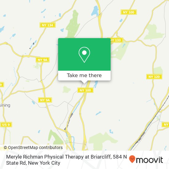 Meryle Richman Physical Therapy at Briarcliff, 584 N State Rd map