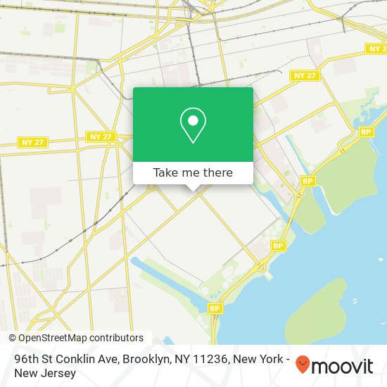 96th St Conklin Ave, Brooklyn, NY 11236 map