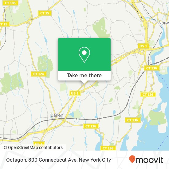 Mapa de Octagon, 800 Connecticut Ave
