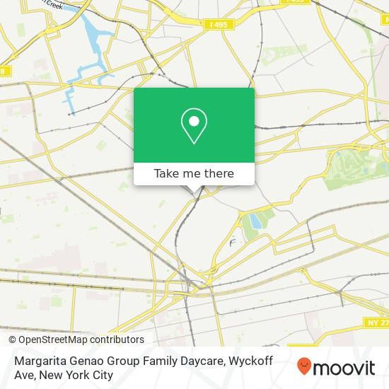 Margarita Genao Group Family Daycare, Wyckoff Ave map