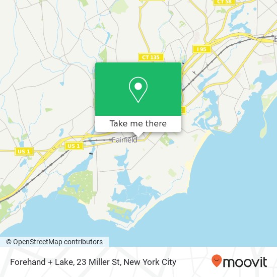 Mapa de Forehand + Lake, 23 Miller St