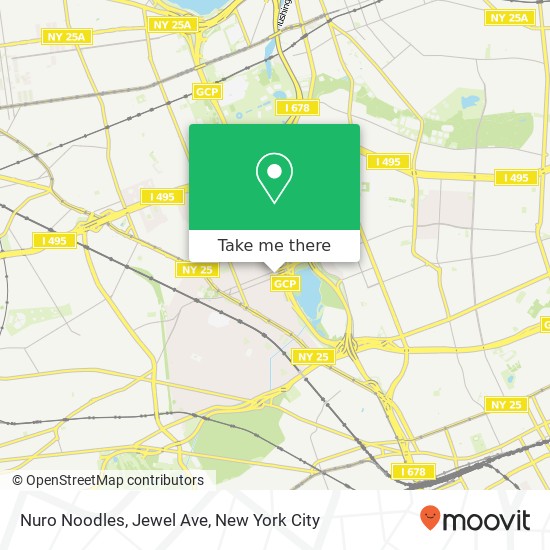 Nuro Noodles, Jewel Ave map