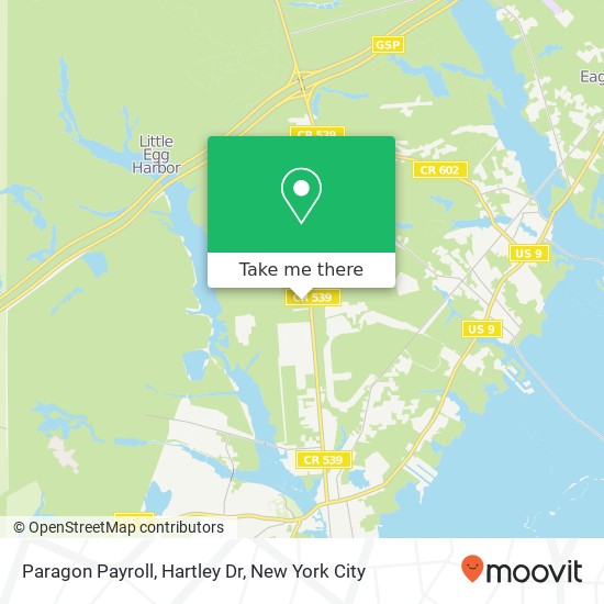 Mapa de Paragon Payroll, Hartley Dr