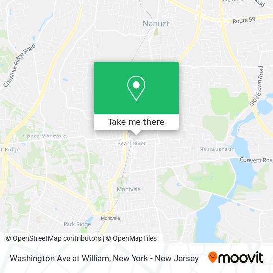 Mapa de Washington Ave at William