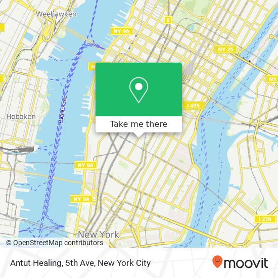 Mapa de Antut Healing, 5th Ave