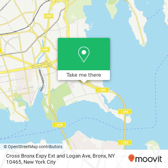 Mapa de Cross Bronx Expy Ext and Logan Ave, Bronx, NY 10465