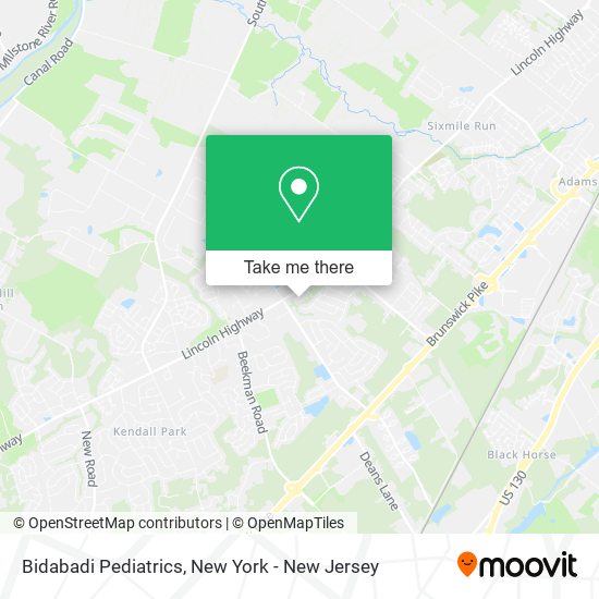 Bidabadi Pediatrics map