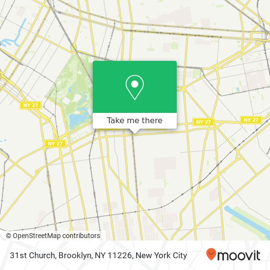 31st Church, Brooklyn, NY 11226 map